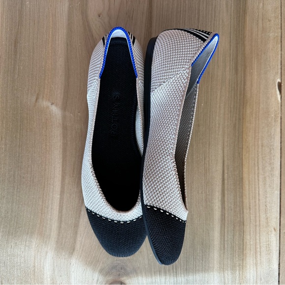 Rothy’s Square Toe Neutral Flats - Picture 6 of 8